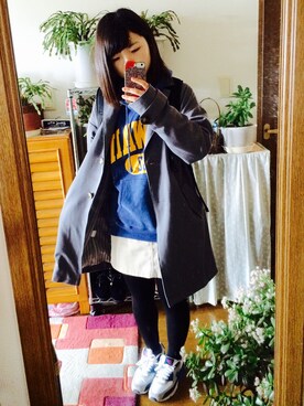 「VISION（ヴィジョン）のアイテム（バッグ）」を使った、ｍａｙｕ.さん（レディース・152cm）の冬コーディネート