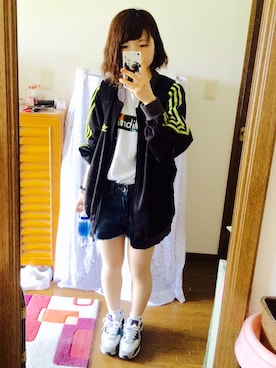 「アイテム（ジャージ）」を使った、ｍａｙｕ.さん（レディース・152cm・10代）の春コーディネート