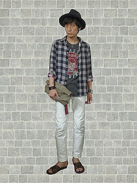 h.s.k.さん(メンズ・176cm)の夏コーディネート