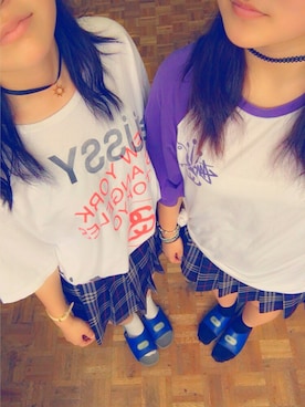 「TWINS（ツインズ）のアイテム」を使った、Miuさん（レディース・150cm）の夏コーディネート