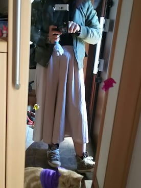 「VISION（ヴィジョン）のアイテム（シューズ）」を使った、まりちさん（レディース・155cm）の冬コーディネート