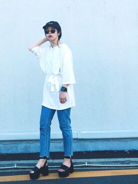 yukikoさん（レディース・155cm）の夏コーディネート