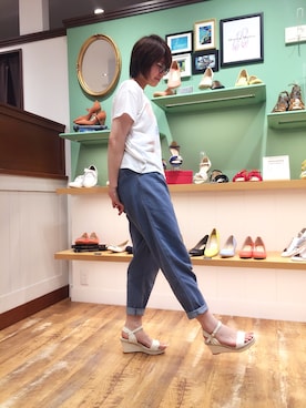 「ウェッジソール」｜ORientalTRaffic 五反田東急スクエア店さん（レディース・163cm）の夏コーディネート
