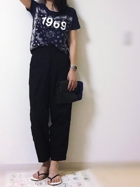 「フロントイン」｜Shihoさん（レディース・158cm）の夏コーディネート