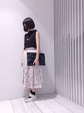 「Annc（アンク）のアイテム」を使った、Shihoさん（レディース・159cm）の春コーディネート