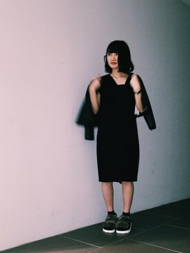 「M/M ATTACHMENT（エムエムアタッチメント）のアイテム（ワンピース/ドレス）」を使った、Shihoさん（レディース・159cm）の夏コーディネート