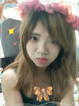 「FOREVER 21（フォーエバー トゥエンティーワン）のアイテム（ヘアバンド、ピンク系）」を使った、なおさん（レディース・160cm）の秋コーディネート