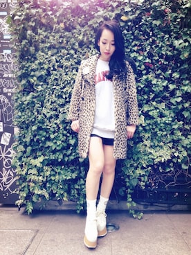 「durbuy」｜佐々木香奈さん（レディース・162cm）の秋コーディネート