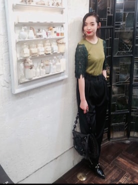 佐々木香奈さん(レディース・163cm)の春コーディネート