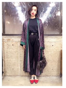 佐々木香奈さん(レディース・163cm)の春コーディネート