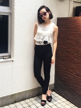 佐々木香奈さん（レディース・163cm）の夏コーディネート