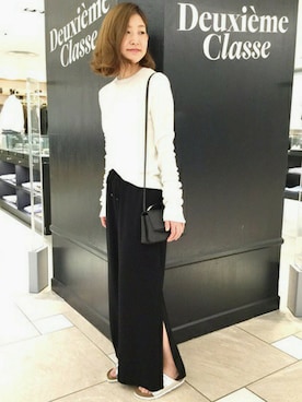 「ELIN（エリン）のアイテム」を使った、NAOさん（レディース・170cm）の夏コーディネート