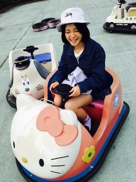 「RANDA」｜「アイテム（スウェット）」を使った、はっちゃん( *癶ω癶*)さん（レディース・162cm）の春コーディネート