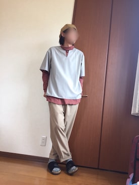 「OLD JOE & CO.（オールドジョーアンドコー）のアイテム（帽子）」を使った、もふもふさん（メンズ・172cm）の夏コーディネート