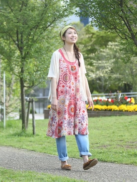 こがっちさん（レディース・163cm）の春コーディネート