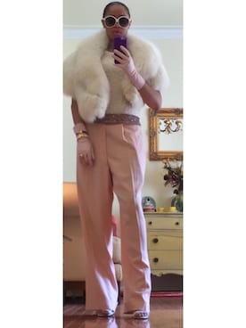 「ESCADA（エスカーダ）のアイテム」を使った、Abby Love さん（レディース・165cm）の秋コーディネート