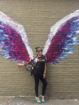 「BRIAN  LICHTENBERG（ブライアンリッテンバーグ）のアイテム」を使った、Abby Love さん（レディース・165cm）の秋コーディネート