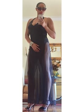 「USA」｜「アイテム（ワンピース/ドレス）」を使った、Abby Love さん（レディース・165cm）の冬コーディネート