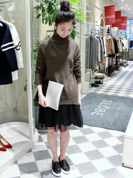 tsugumiさん（レディース・160cm）の冬コーディネート