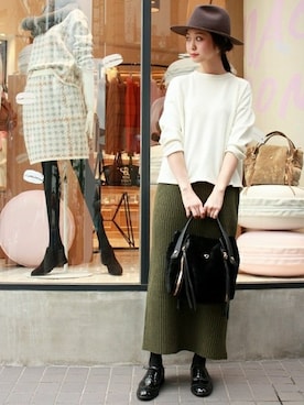 tsugumiさん（レディース・160cm）の冬コーディネート