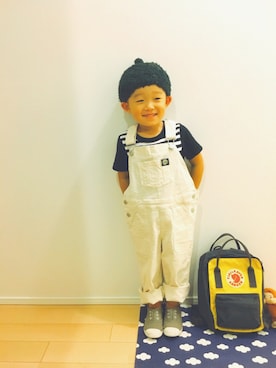 naru ◡̈さん（キッズ・100cm）の秋コーディネート
