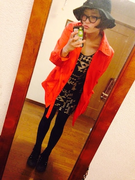 「SOMETHING ELSE（サムシングエルス）のアイテム」を使った、仲嶋原さん（レディース・156cm）の春コーディネート