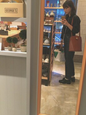 「LouisVuitton」｜「アイテム（ブーティ）」を使った、yoさん（レディース・166cm）の秋コーディネート