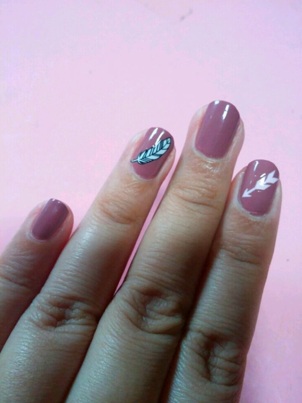 「ｾﾙﾌﾈｲﾙ💅のアイテム（その他、ピンク系）」を使った、CHIKOさん（レディース・160cm）の秋コーディネートの1枚目の写真