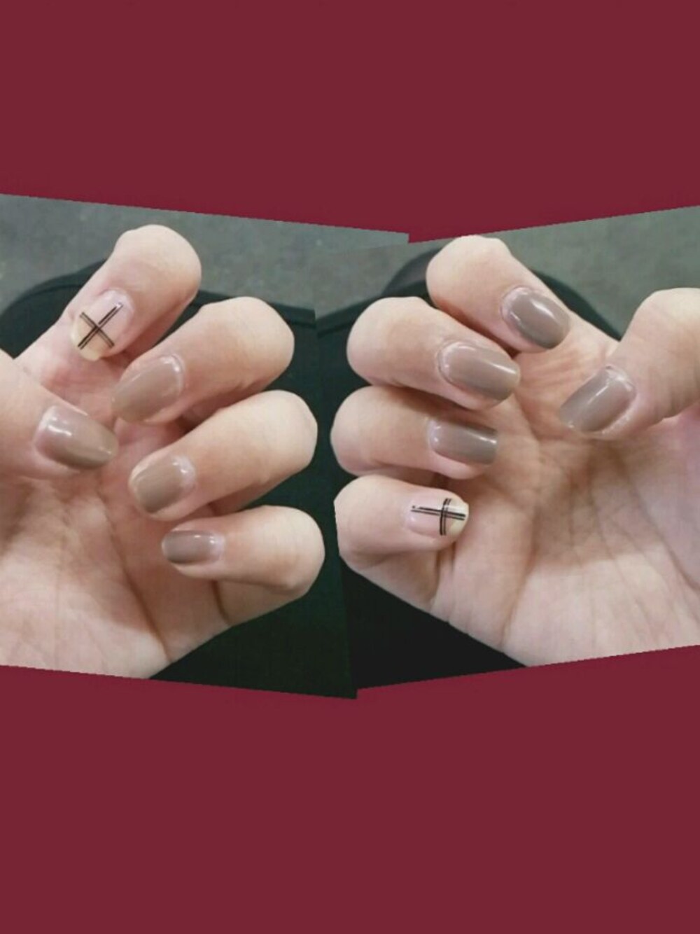 「ｾﾙﾌﾈｲﾙ💅のアイテム（その他、グレー系）」を使った、CHIKOさん（レディース・160cm）の冬コーディネートの1枚目の写真