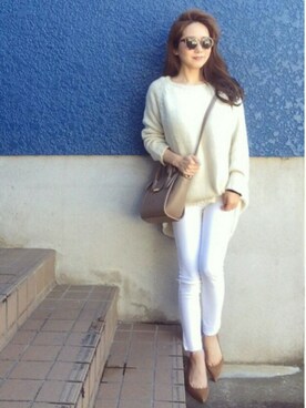 shino◡̈*❤︎さん（レディース・154cm）の冬コーディネート