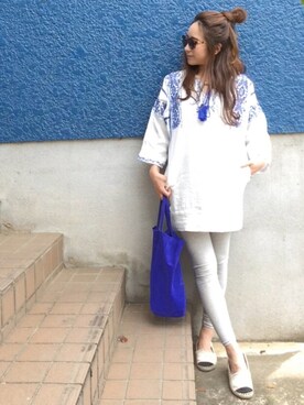 shino◡̈*❤︎さん（レディース・154cm）の夏コーディネート