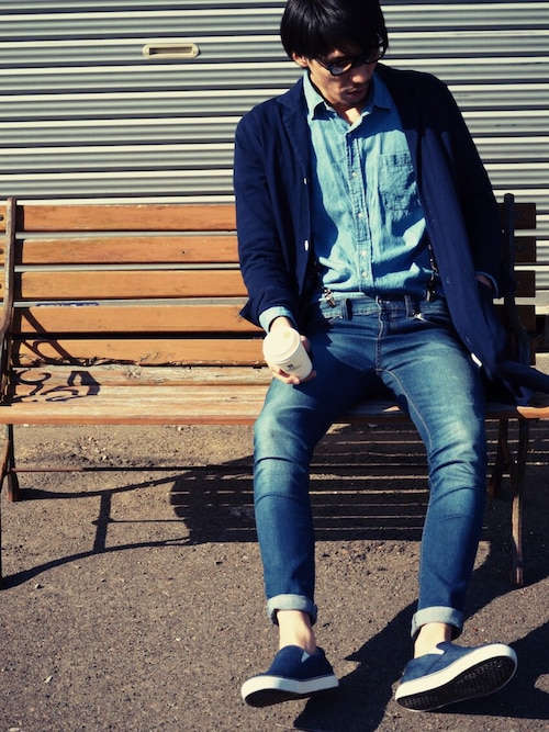 Daimaru Guのmen ジーンズを使ったコーディネート Wear