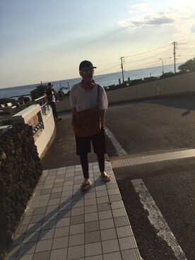 「ZARA（ザラ）のアイテム（パンツ、ブラック系）」を使った、Garyさん（メンズ・168cm）の秋コーディネート