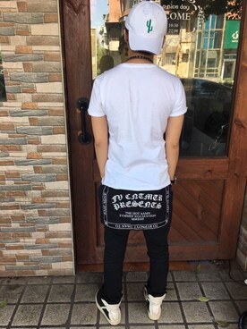 「5cm（ファイブシーエム）のアイテム（トップス）」を使った、Garyさん（メンズ・168cm）の秋コーディネート