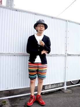 「アウトドアミックス」｜KONAKAさん（メンズ・172cm）の夏コーディネート