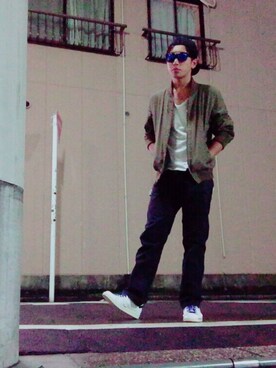 「TOMMY（トミー）のアイテム（その他パンツ）」を使った、とーちんさん（メンズ・168cm）の夏コーディネート