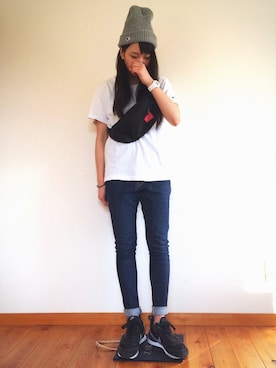 「Manhattan Portage」｜かりんさん（レディース・166cm）の春コーディネート