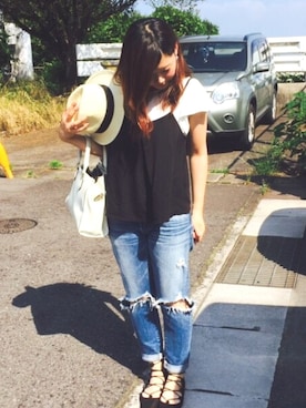 mさん(レディース・160cm)の夏コーディネート