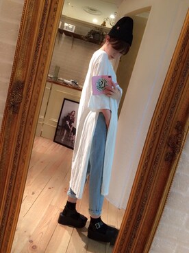 「Little sunny bite（リトルサニーバイト）のアイテム（財布/小物）」を使った、호짱さん（レディース・154cm）の秋コーディネート
