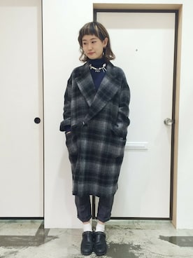 「I am I in fact...（アイアムアイインファクト）のアイテム（その他アウター）」を使った、I am I ONEROOMさん（レディース・153cm）の秋コーディネート