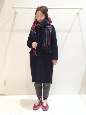 「I am I in fact...（アイアムアイインファクト）のアイテム（その他アウター）」を使った、I am I ONEROOMさん（レディース・160cm）の秋コーディネート