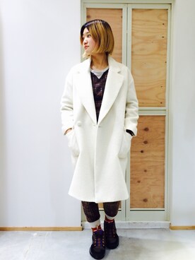 「I am I in fact...（アイアムアイインファクト）のアイテム（その他アウター）」を使った、I am I ONEROOMさん（レディース・162cm）の秋コーディネート