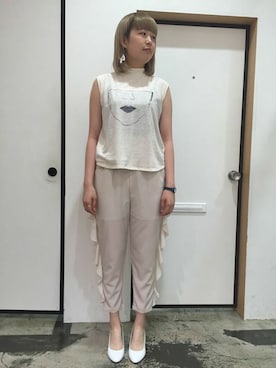 「I AM I BOYGAL（アイアムアイボイガル）のアイテム」を使った、I am I ONEROOMさん（レディース・160cm）の春コーディネート