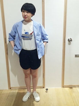 「I AM I BOYGAL（アイアムアイボイガル）のアイテム」を使った、I am I ONEROOMさん（レディース・160cm）の春コーディネート