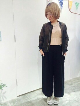 「I am I in fact...（アイアムアイインファクト）のアイテム」を使った、I am I ONEROOMさん（レディース・160cm）の夏コーディネート