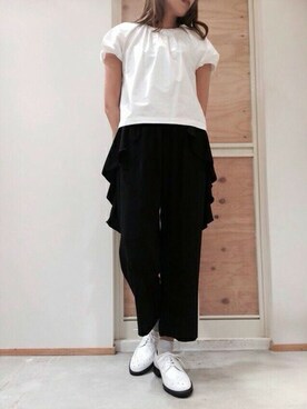 「I am I in fact...（アイアムアイインファクト）のアイテム（パンツ）」を使った、I am I ONEROOMさん（レディース・160cm）の夏コーディネート