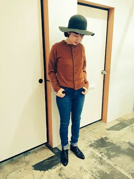 「I AM I BOYGAL（アイアムアイボイガル）のアイテム」を使った、I am I ONEROOMさん（レディース・160cm）の秋コーディネート