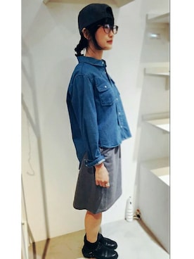 「I AM I BOYGAL（アイアムアイボイガル）のアイテム」を使った、I am I ONEROOMさん（レディース・160cm）の夏コーディネート