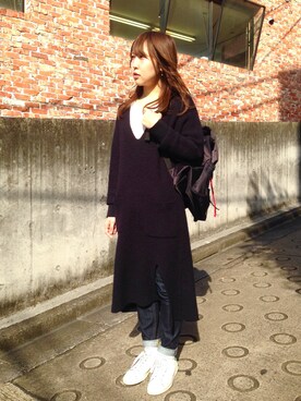 「I am I in fact...（アイアムアイインファクト）のアイテム」を使った、I am I ONEROOMさん（レディース・158cm）の冬コーディネート