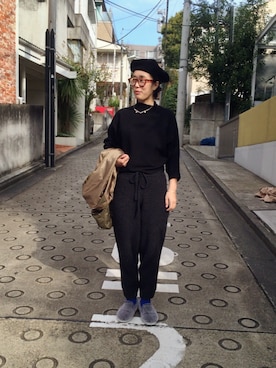 「IamI in fact…」｜「アイテム（アクセサリー）」を使った、I am I ONEROOMさん（レディース・160cm）の冬コーディネート